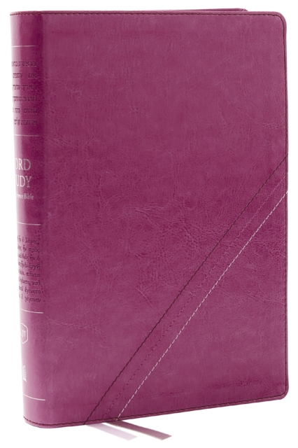 KJV, Word Study Reference Bible, Leathersoft, Pink, Red Letter, Comfort Print : 2,000 Keywords that Unlock the Meaning of the Bible, Leather / fine binding Book