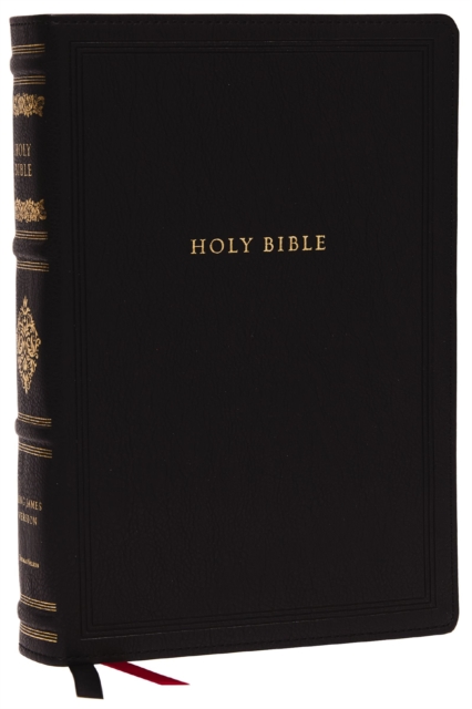 KJV, Wide-Margin Reference Bible, Sovereign Collection, Leathersoft, Black, Red Letter, Comfort Print : Holy Bible, King James Version, Leather / fine binding Book