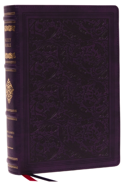 KJV, Wide-Margin Reference Bible, Sovereign Collection, Leathersoft, Purple, Red Letter, Comfort Print : Holy Bible, King James Version, Leather / fine binding Book