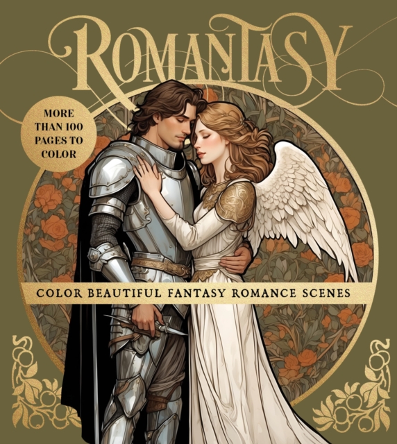 Romantasy Coloring Book : Color Beautiful Fantasy Romance Scenes, Paperback / softback Book