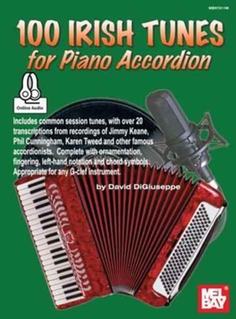 100 Irish Tunes for Piano Accordion, Book Book