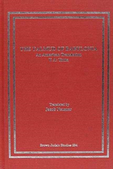 The Talmud of Babylonia : An American Translation: Tractate Yoma, Vol. A, Hardback Book