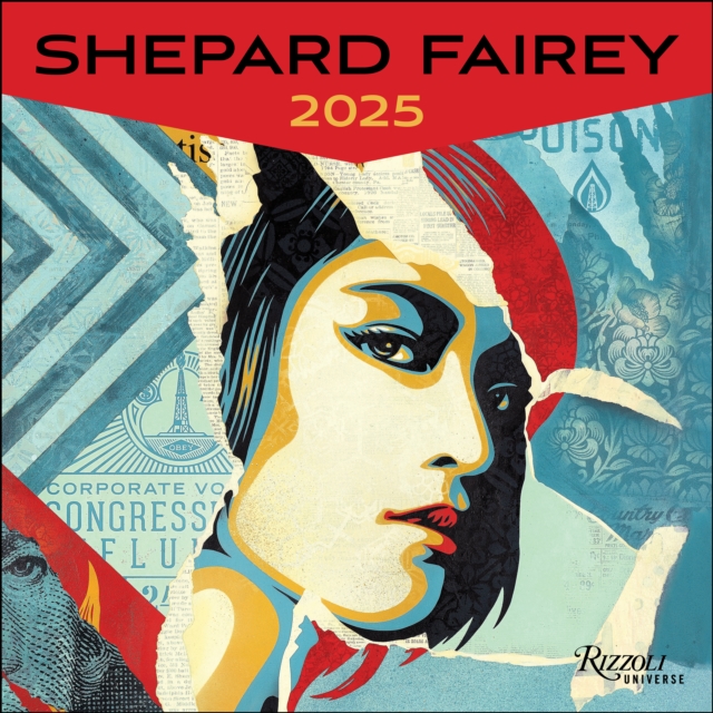 Shepard Fairey 2025 Wall Calendar, Calendar Book