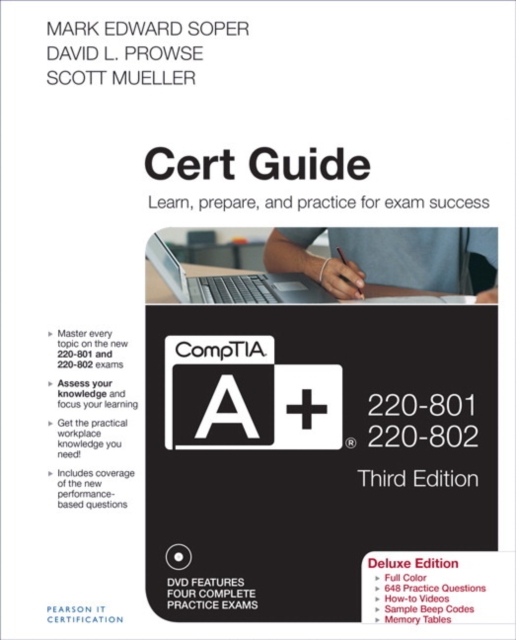 CompTIA A+ 220-801 and 220-802 Cert Guide, Deluxe Edition, Mixed media product Book