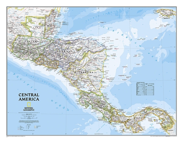 Central America Classic, Tubed : Wall Maps Countries & Regions, Sheet map, rolled Book