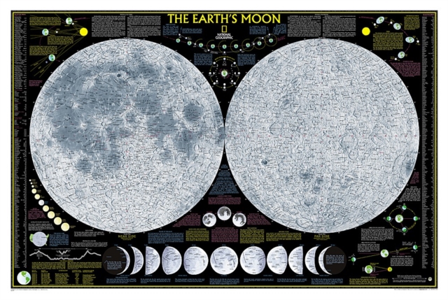 Earth's Moon, Tubed : Wall Maps Space, Sheet map, rolled Book