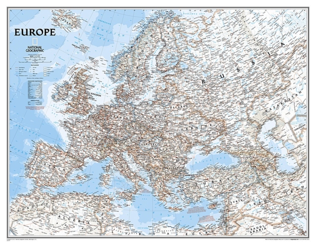 Europe Classic, Enlarged &, Laminated : Wall Maps Continents, Sheet map Book