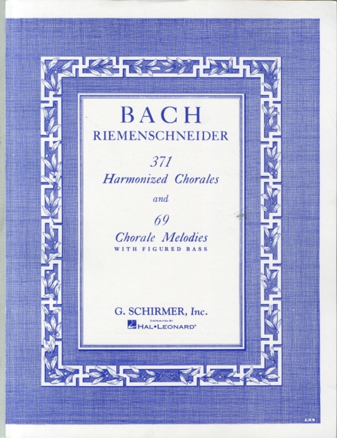 371 Harmonized Chorales And 69 Chorale Melodies, Book Book