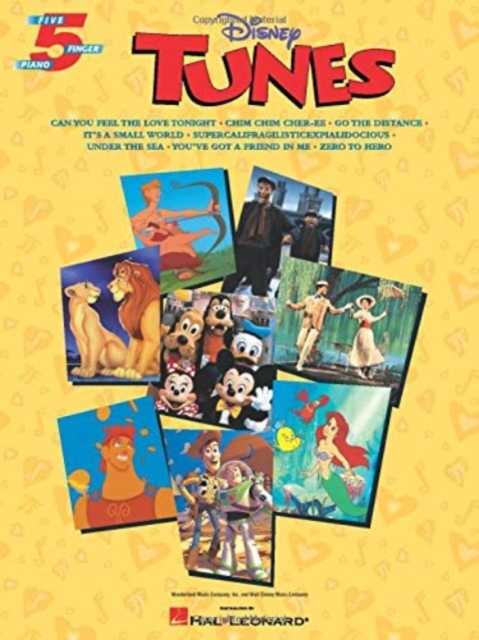 Disney Tunes : Five Finger Piano - 8 Favorites, Book Book