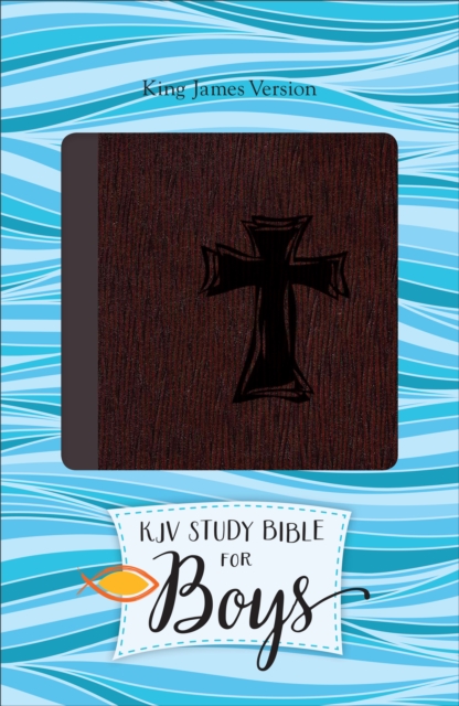 Study Bible for Boys-KJV-Cross Design, Leather / fine binding Book