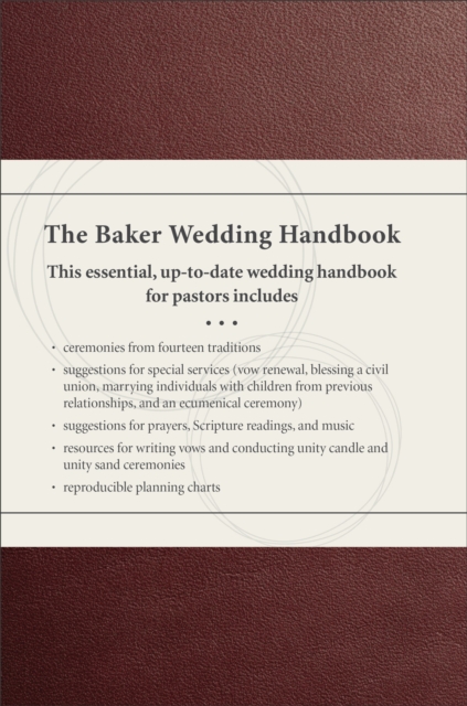 The Baker Wedding Handbook, Hardback Book