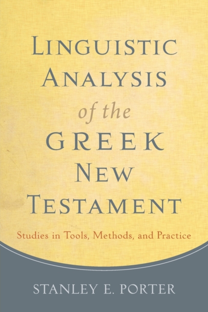 Linguistic Analysis of the Greek Ne, Paperback / softback Book