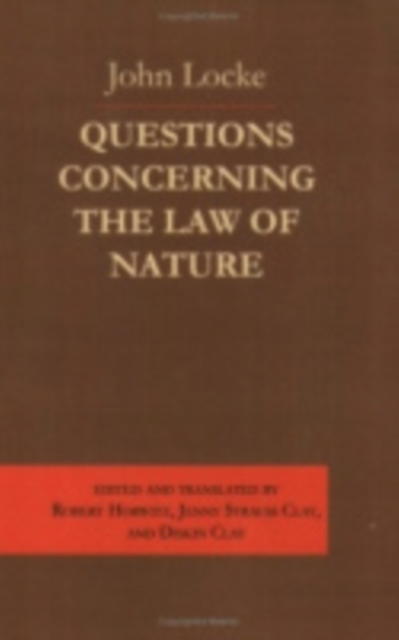 Questions Concerning the Law of Nature, Paperback / softback Book