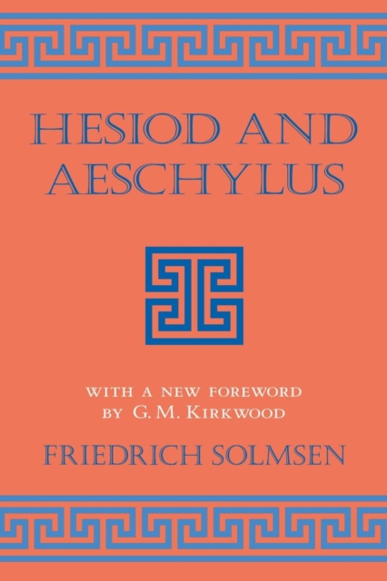 Hesiod and Aeschylus, Paperback / softback Book