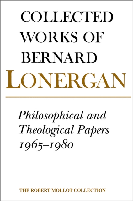 Philosophical and Theological Papers, 1965-1980 : Volume 17, Paperback / softback Book