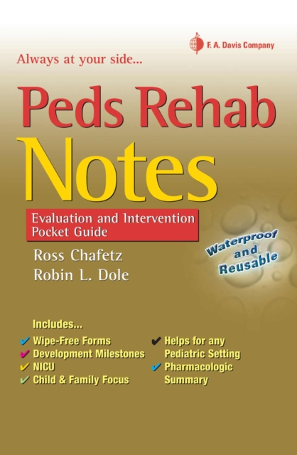 Peds Rehab Notes: Evaluation and Intervention Pocket Guide, Spiral bound Book