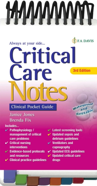 Critical Care Notes : Clinical Pocket Guide, Spiral bound Book