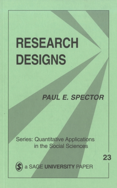 Research Designs, Paperback / softback Book