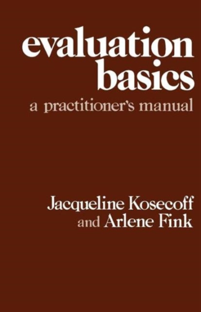 Evaluation Basics : A Practitioner's Manual, Paperback / softback Book