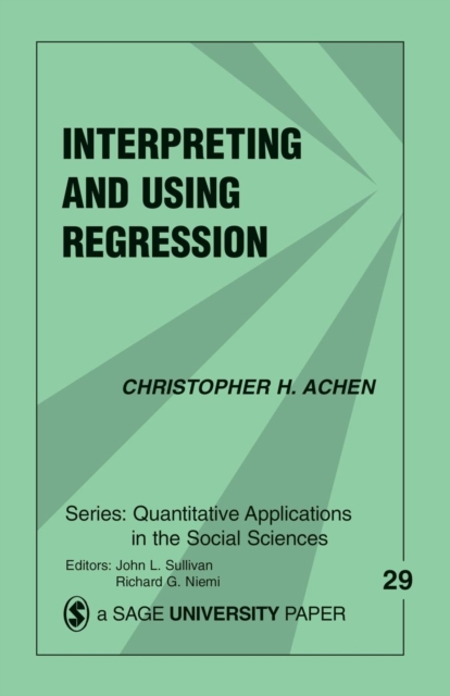 Interpreting and Using Regression, Paperback / softback Book