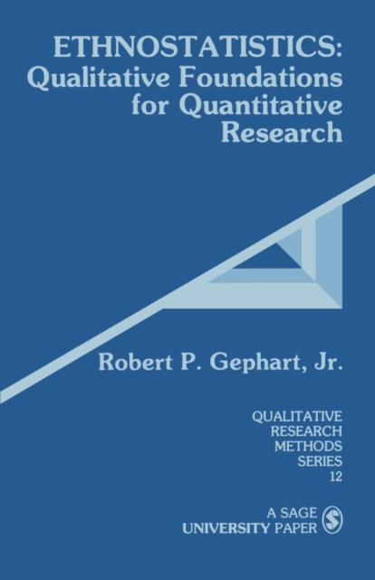 Ethnostatistics : Qualitative Foundations for Quantitative Research, Paperback / softback Book