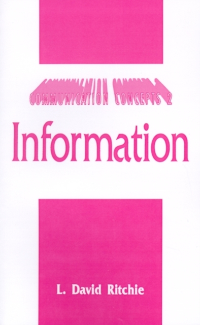 Information, Paperback / softback Book