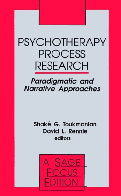 Psychotherapy Process Research : Paradigmatic and Narrative Approaches, Paperback / softback Book