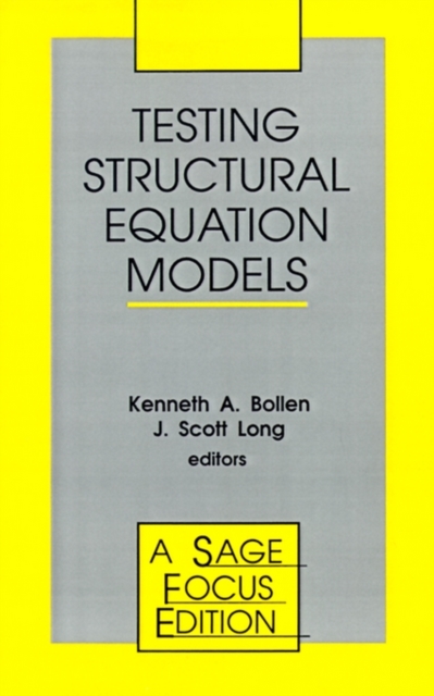 Testing Structural Equation Models, Paperback / softback Book