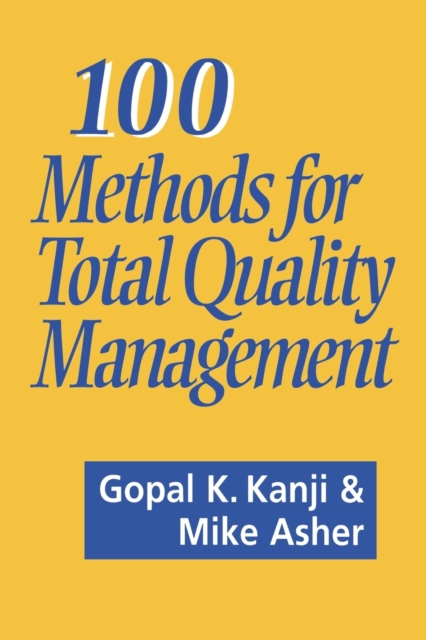 100 Methods for Total Quality Management, Paperback / softback Book