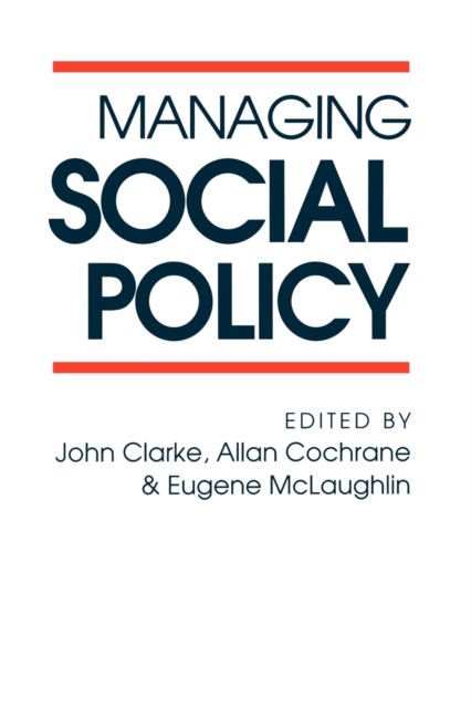 Managing Social Policy, Paperback / softback Book