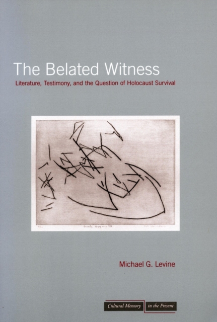 The Belated Witness : Literature, Testimony, and the Question of Holocaust Survival, Hardback Book
