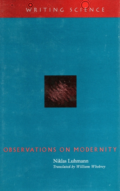 Observations on Modernity, Paperback / softback Book
