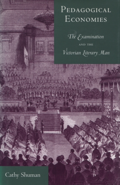 Pedagogical Economies : The Examination and the Victorian Literary Man, Hardback Book