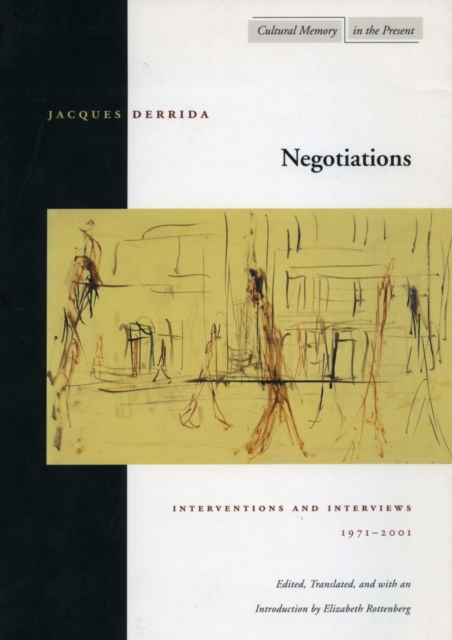 Negotiations : Interventions and Interviews, 1971-2001, Hardback Book