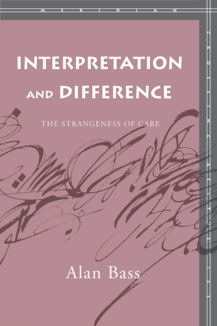 Interpretation and Difference : The Strangeness of Care, Hardback Book