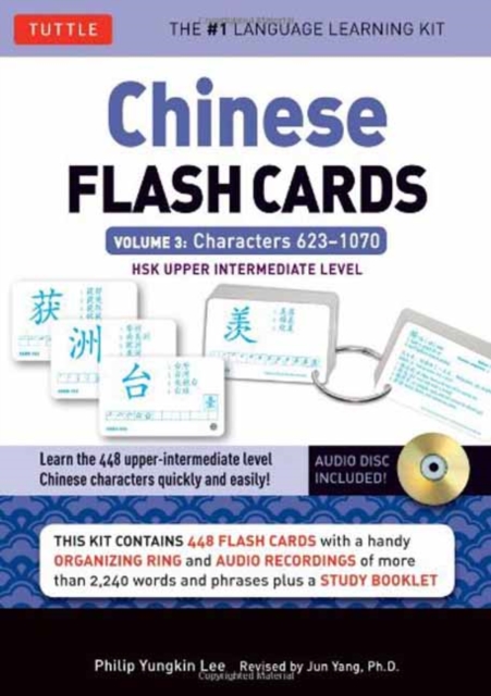 Chinese Flash Cards Kit Volume 3 : HSK Upper Intermediate Level (Online Audio Included) Volume 3, Multiple-component retail product Book