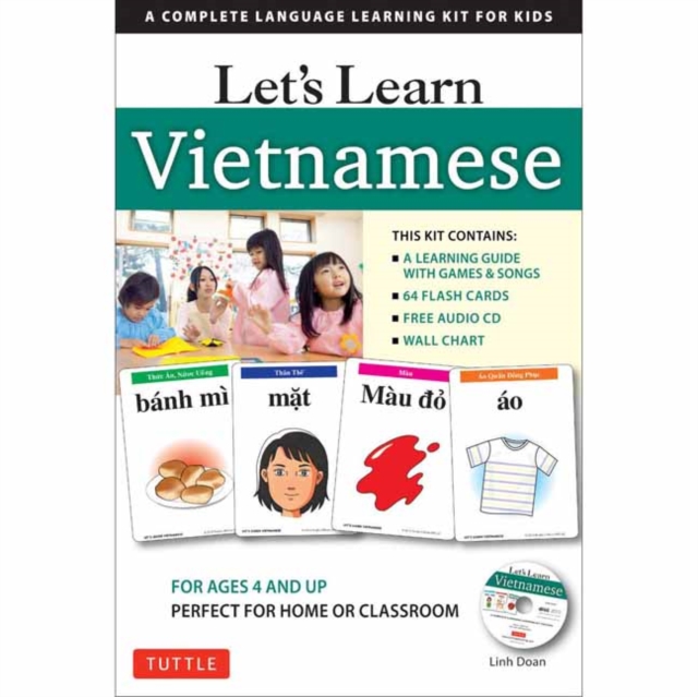 Let's Learn Vietnamese Kit : A Complete Language Learning Kit for Kids (64 Flash Cards, Free Online Audio, Games & Songs, Learning Guide and Wall Chart), Multiple-component retail product Book