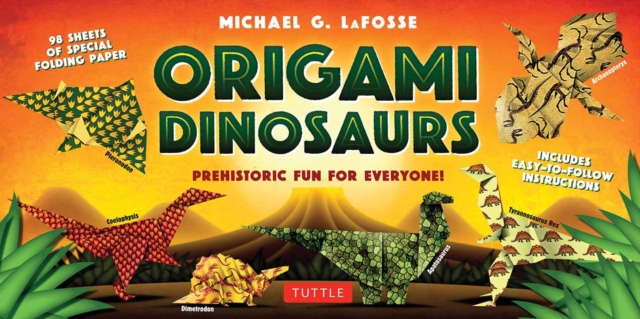 Origami Dinosaurs Kit : Prehistoric Fun for Everyone!: Kit Includes 2 Origami Books, 20 Fun Projects and 98 Origami Papers, Multiple-component retail product Book