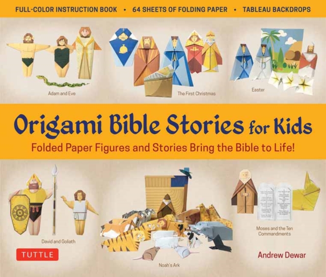 Origami Bible Stories for Kids Kit : Paper Figures and 9 Stories Bring the Bible to Life! Everything you need is in this box!, Mixed media product Book