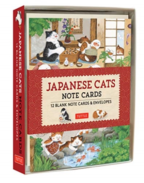 Japanese Cats Note Cards : 12 Blank Note Cards and Envelopes, Paperback / softback Book