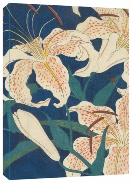 Hiroshige Spotted Lilies Dotted Paperback Journal : Blank Notebook with Pocket, Paperback / softback Book