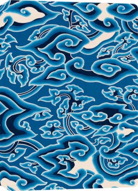 Batik 'Blue Clouds' Lined Hardcover Journal : Blank Notebook with Ribbon Bookmark, Hardback Book