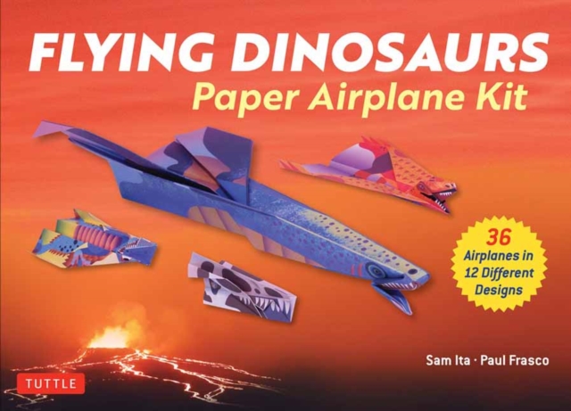 Flying Dinosaurs Paper Airplane Kit : 36 Airplanes in 12 Different Designs!, Multiple-component retail product Book
