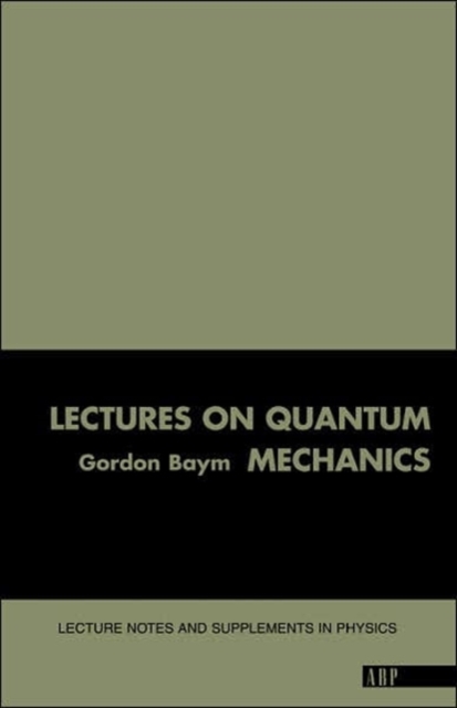 Lectures On Quantum Mechanics, Paperback / softback Book