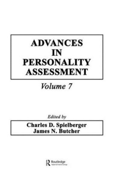 Advances in Personality Assessment : Volume 7, Hardback Book