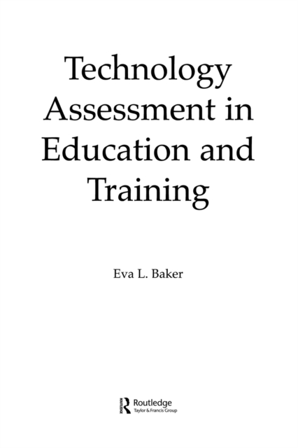 Technology Assessment in Education and Training, Paperback / softback Book