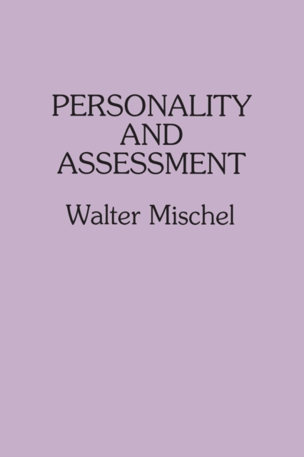Personality and Assessment, Paperback / softback Book