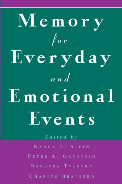 Memory for Everyday and Emotional Events, Paperback / softback Book