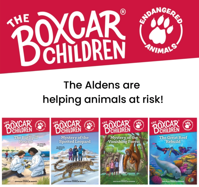 The Boxcar Children Endangered Animals 4-Book Set, Paperback / softback Book