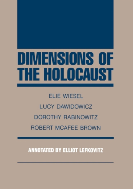 Dimensions of the Holocaust, Paperback / softback Book